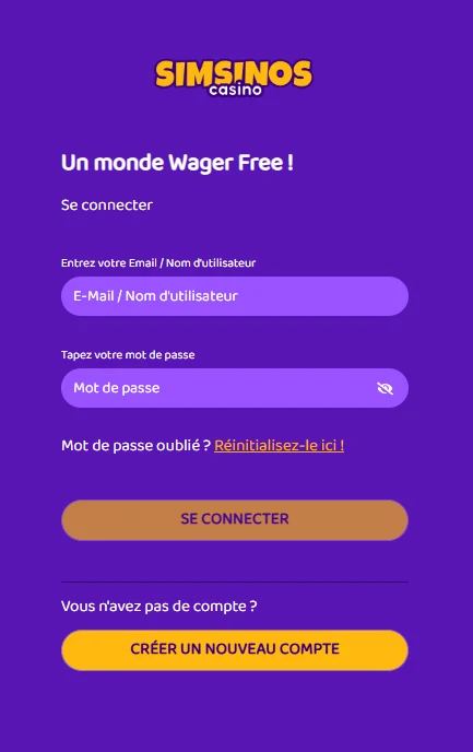 Inscription étape 1
